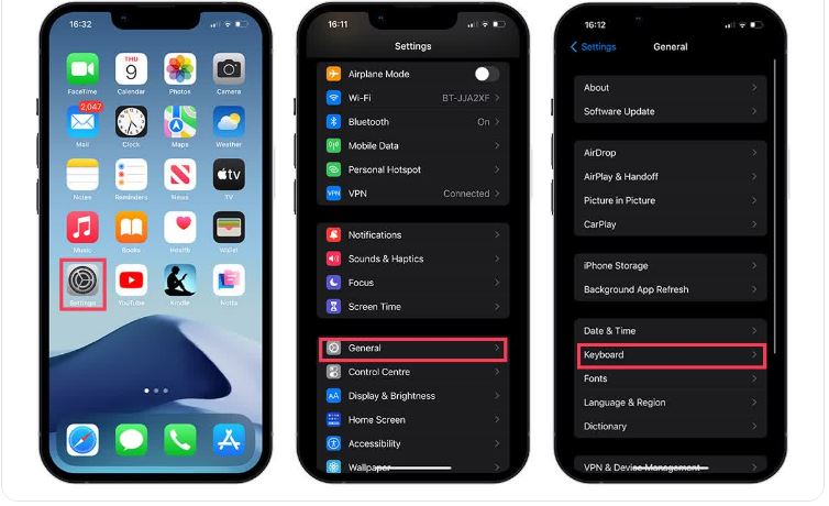 How to Enable Voice-to-Text on iPhone step 1
