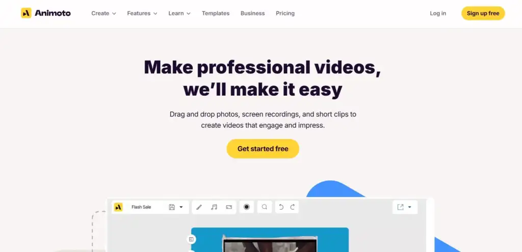 Animoto as AI Tools for Video Generator